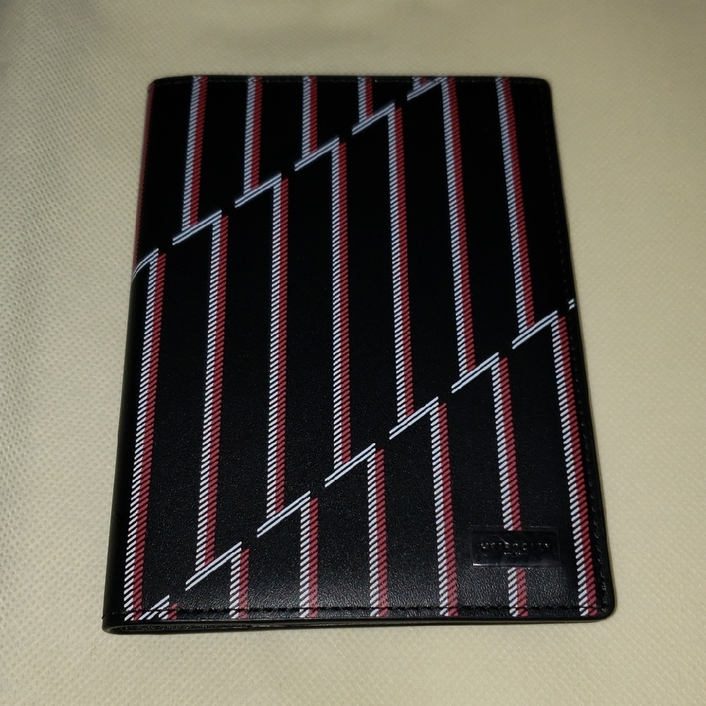 Black and Red Striped Cover